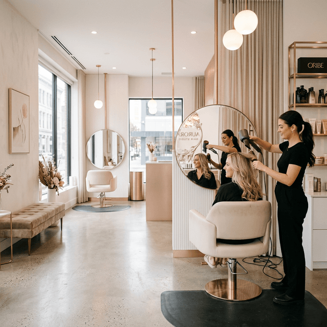 Beauty & Hair Salons Background